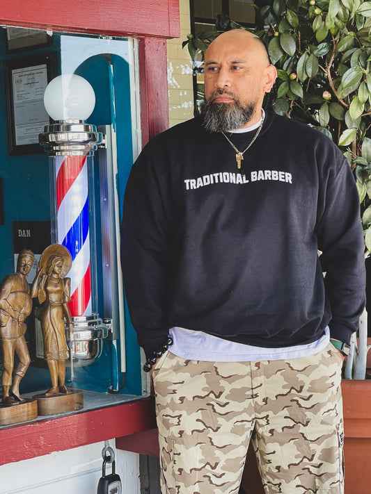 "Traditional Barber" Crewneck Sweatshirt